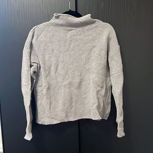 H&M ribbed mockneck sweater